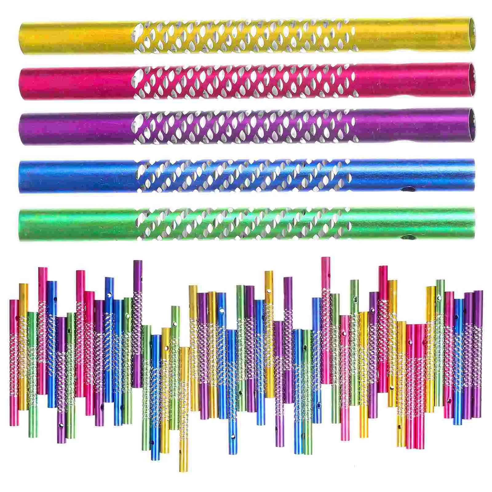 Wind Chime Tubes Metal Supplies Chimes Bell Crafts Accessories Kit Diy Making Hollow Sticks Tools Colorful String Windchime
Wind Chime Tubes Metal Supplies Chimes Bell Crafts Accessories Kit Diy Making Hollow Sticks Tools Colorful String Windchime