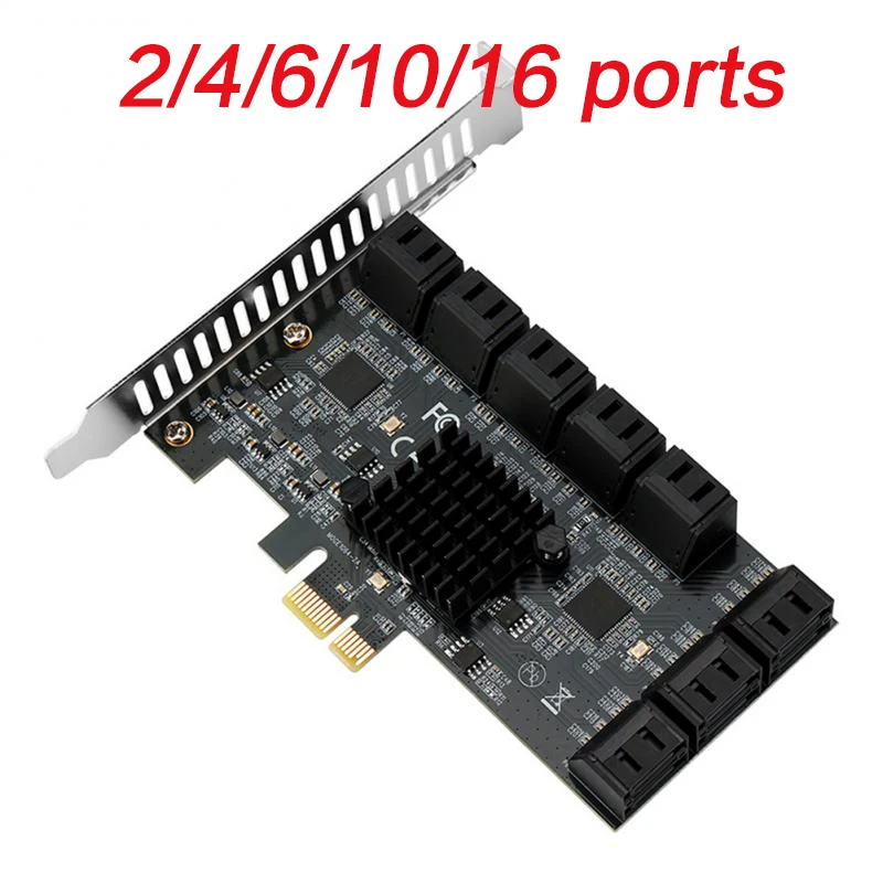 2/4/6/10/16 Port SATA III PCIe Card,PCIe SATA III Controller Card To 6GB/s Internal Adapter Converter PCI SATA3.0 Expansion Card
2/4/6/10/16 Port SATA III PCIe Card,PCIe SATA III Controller Card To 6GB/s Internal Adapter Converter PCI SATA3.0 Expansion Card