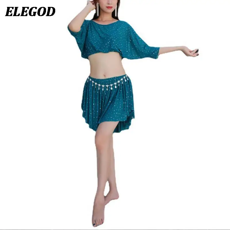 Женский костюм для танца живота, комплект из 2 предметов, топ и юбка для восточных танцев, тренировочный костюм для индийских танцев, привлекательный укороченный топ и юбка
Женский костюм для танца живота, комплект из 2 предметов, топ и юбка для восточных танцев, тренировочный костюм для индийских танцев, привлекательный укороченный топ и юбка