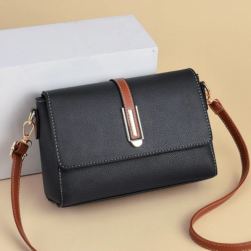 

Diinovivo Soft PU Leather Women Bag New 2023 Luxury Brand Designer Shoulder Crossbody Bags Female Hit Color Square Bags WHDV2288
