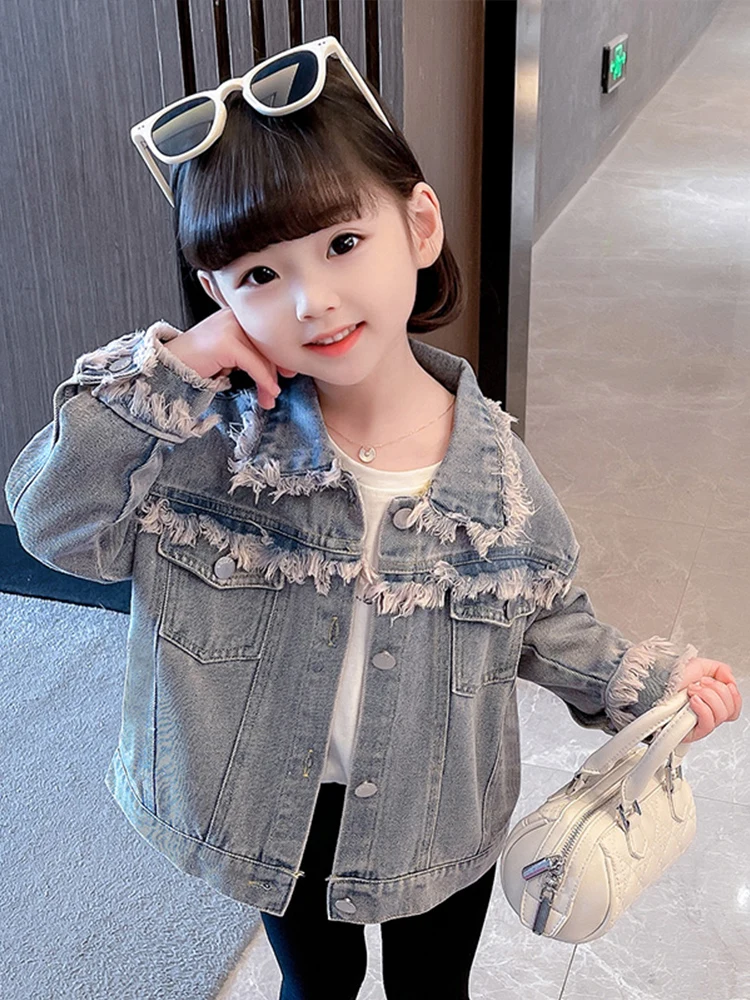 Kids Girl Denim Jacket 1-6Years Turn-Down Collar Single-Breasted Jean Jackets 2022 New Spring Autumn Outwear Coats
Kids Girl Denim Jacket 1-6Years Turn-Down Collar Single-Breasted Jean Jackets 2022 New Spring Autumn Outwear Coats