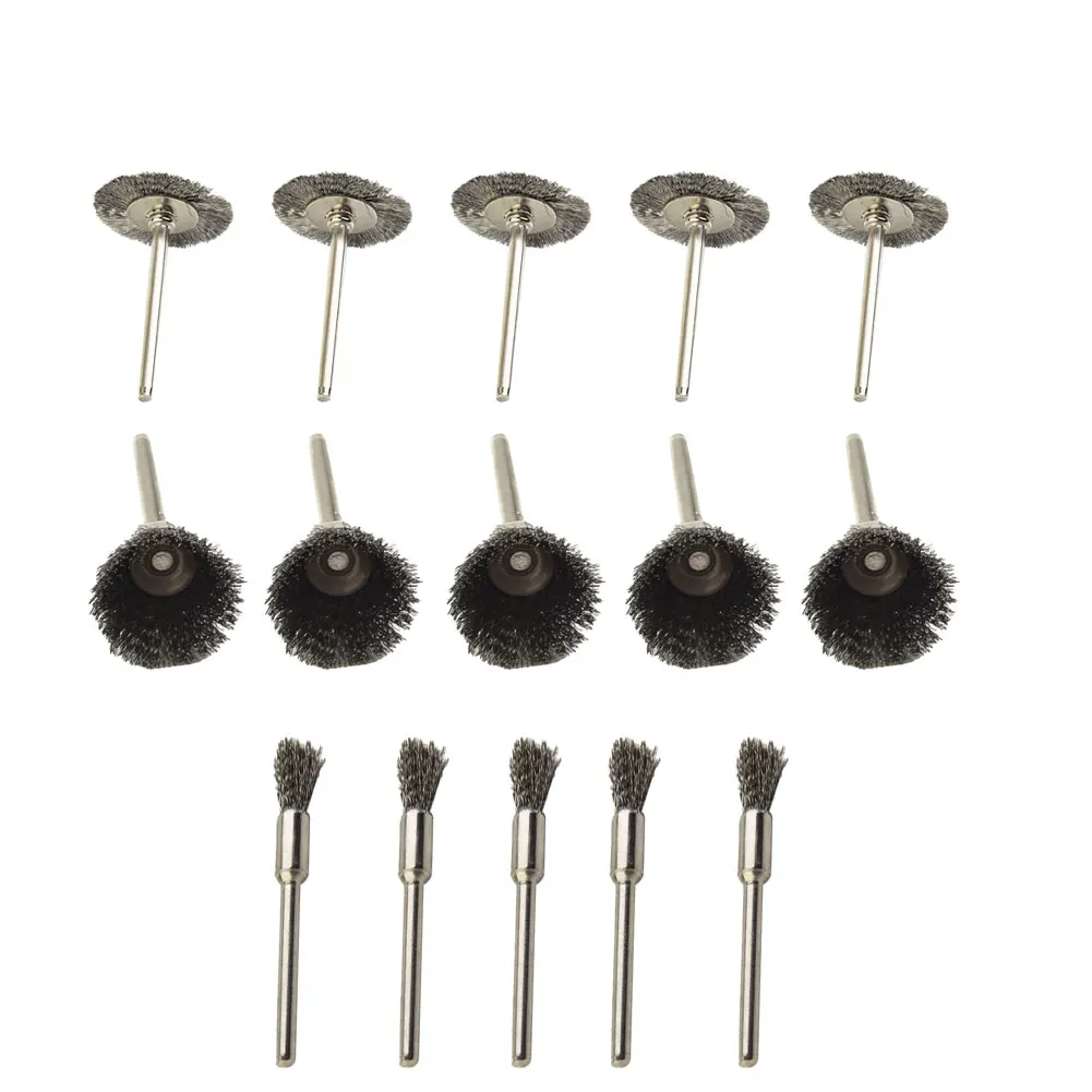 Dueable High Quality New Practical Wire Brush Crimped Rotary Stripping residue 15pcs/Set Cleaning Deburring Mini
Dueable High Quality New Practical Wire Brush Crimped Rotary Stripping residue 15pcs/Set Cleaning Deburring Mini
