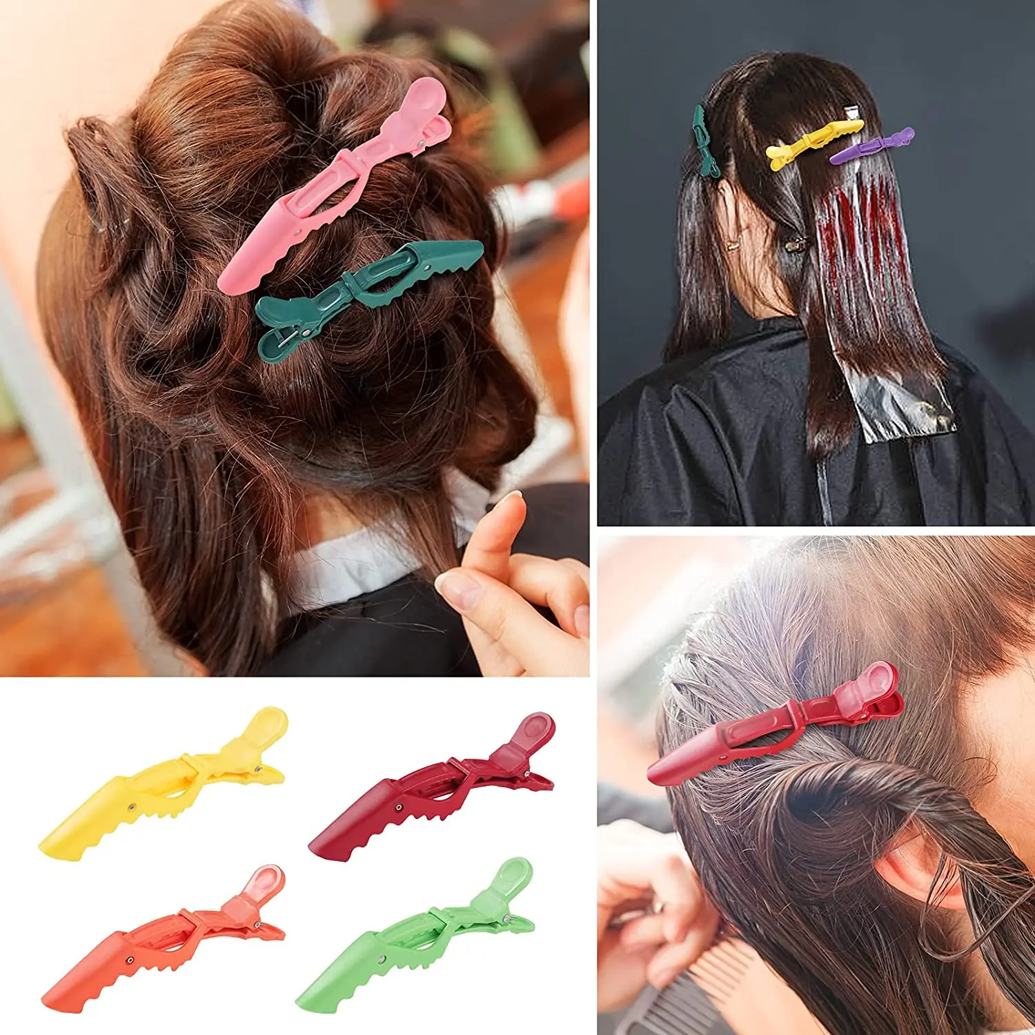10 Pcs Professional Alligator Hair Clip Clamps Hairdressing Salon Hair Grip Crocodile Hairdressing Hair Style Barbers Clips
10 Pcs Professional Alligator Hair Clip Clamps Hairdressing Salon Hair Grip Crocodile Hairdressing Hair Style Barbers Clips