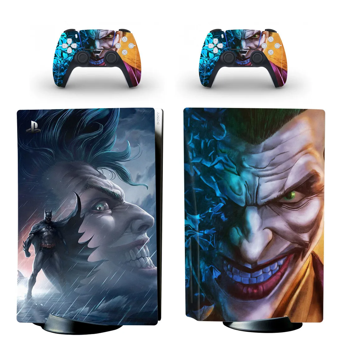 The Joker Clown PS5 Disc Sticker Decal Cover for Console and 2 Controllers PS5 Disk Skin Vinyl
The Joker Clown PS5 Disc Sticker Decal Cover for Console and 2 Controllers PS5 Disk Skin Vinyl