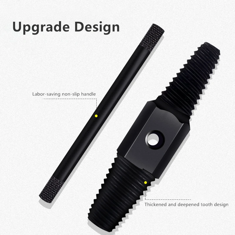 Damaged Water Pipe Faucet Screw Extractor Speed Out Double-Head Broken Screws Bolt Remover Tool Kit Power Tool Accessories
Damaged Water Pipe Faucet Screw Extractor Speed Out Double-Head Broken Screws Bolt Remover Tool Kit Power Tool Accessories