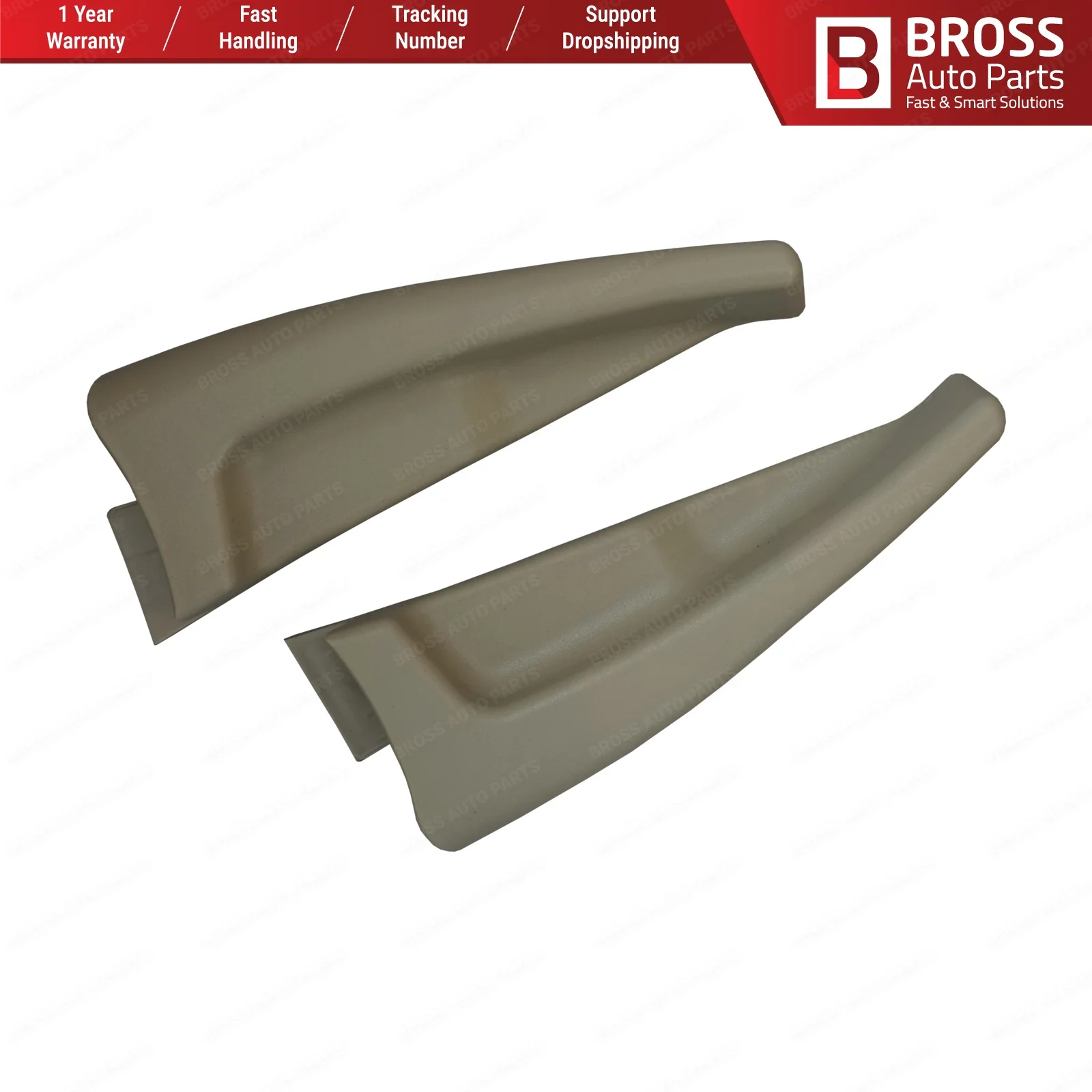 Bross автозапчасти BDP639-1 2 шт. Ручка сиденья правого и левого бежевого цвета для Renault