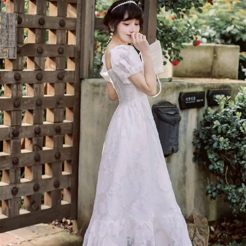 Женское жаккардовое длинное платье, элегантное французское платье с пышными рукавами и квадратным вырезом, романтичное официальное платье белого цвета, G583, на лето
Женское жаккардовое длинное платье, элегантное французское платье с пышными рукавами и квадратным вырезом, романтичное официальное платье белого цвета, G583, на лето