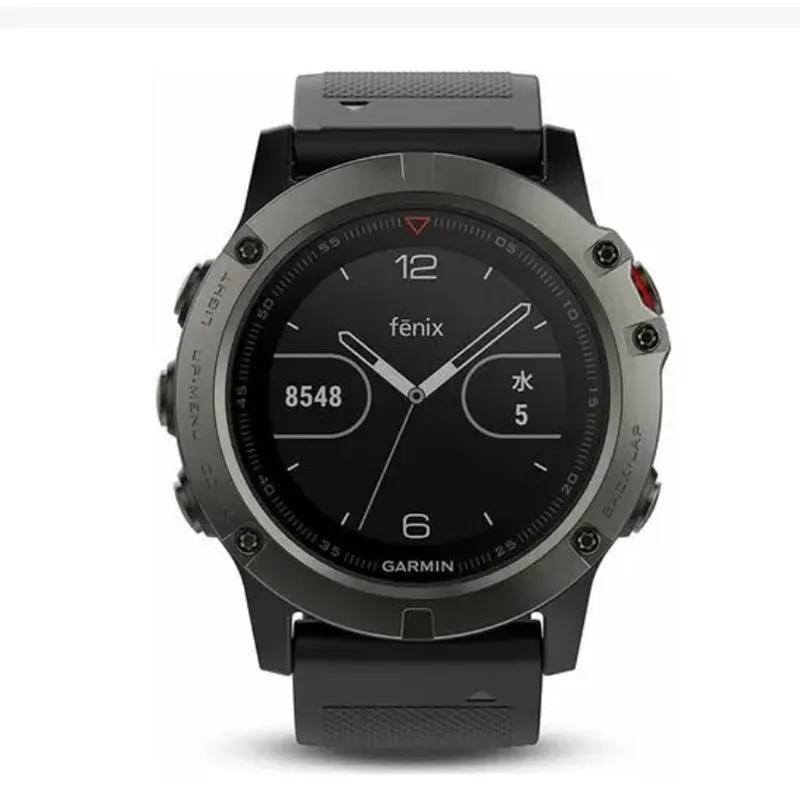 

garmin fenix 5X Heart rate monitoring GPS marathon Smart Watch In English