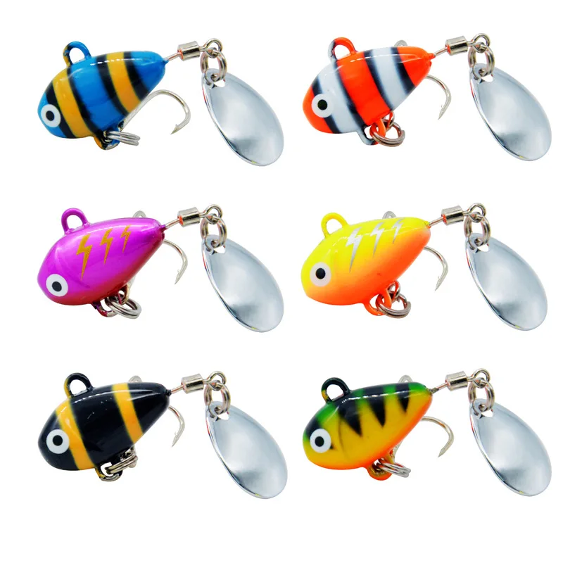 ALASICKA 1PCS 10g 2.1cm New Metal Mini VIB With Spoon Fishing Lure Fishing Tackle Pin Crankbait Vibration Spinner Sinking Bait 
ALASICKA 1PCS 10g 2.1cm New Metal Mini VIB With Spoon Fishing Lure Fishing Tackle Pin Crankbait Vibration Spinner Sinking Bait