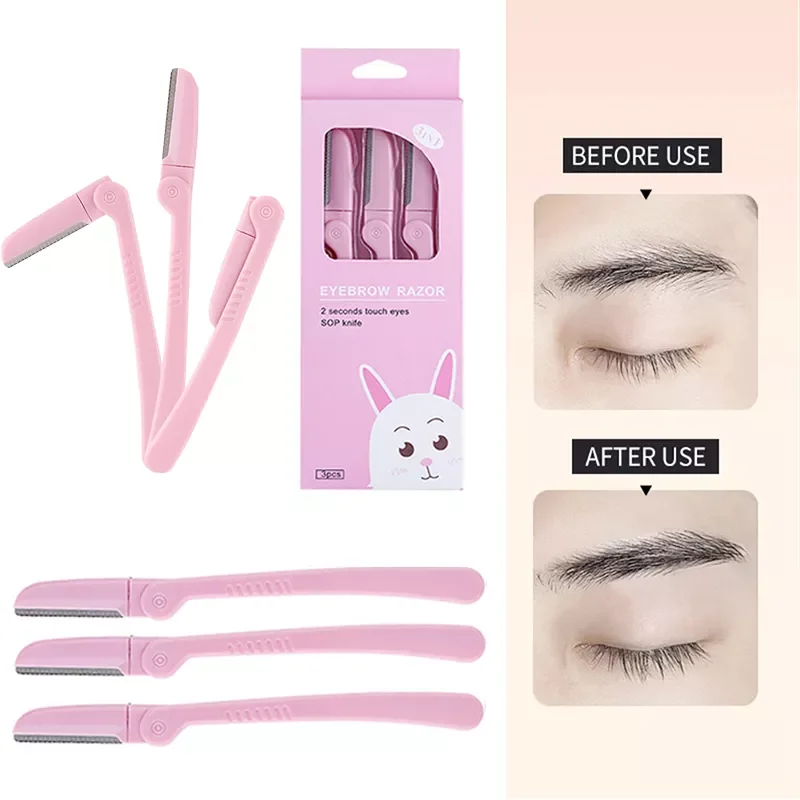 2023NEW Pink Facial Eyebrow Trimmer Hair Razor Women Beauty Face Eyebrow Shaper Shaver Stainless Steel Blades Makeup Tools
2023NEW Pink Facial Eyebrow Trimmer Hair Razor Women Beauty Face Eyebrow Shaper Shaver Stainless Steel Blades Makeup Tools