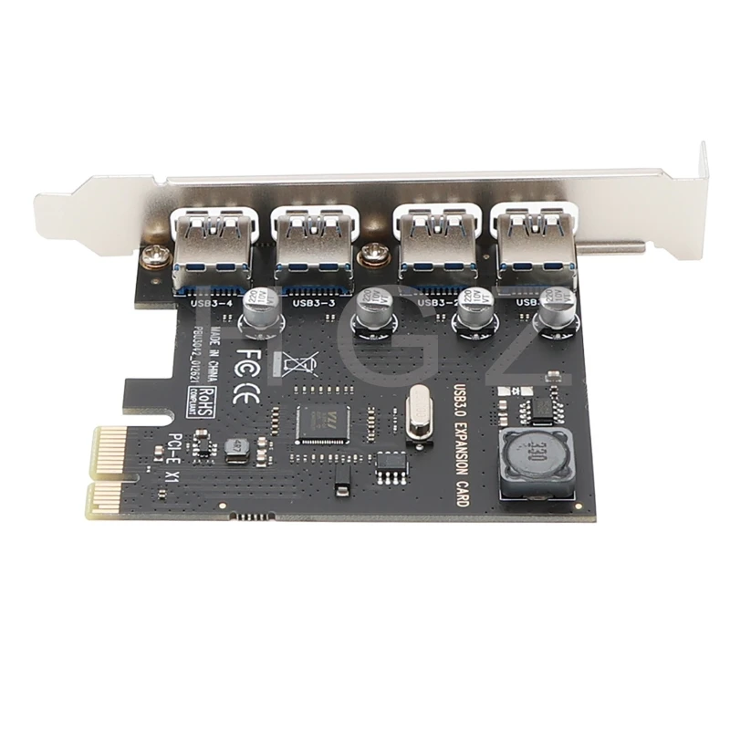 E8BA Pcie To 4 Ports Usb Expansion Card Pci-e X1 To Usb3.0 Adapter Free Power Supply Hot Swap VIA805 High Performance Chip
E8BA Pcie To 4 Ports Usb Expansion Card Pci-e X1 To Usb3.0 Adapter Free Power Supply Hot Swap VIA805 High Performance Chip