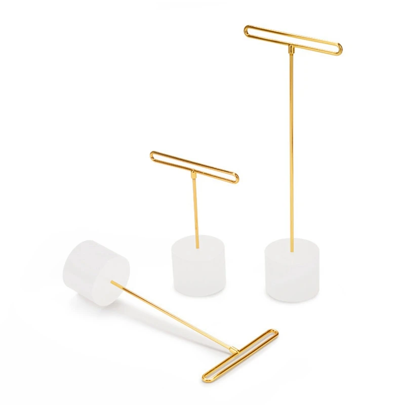 White Acrylic Base T-Bar Earring Display Stand Small Metal Earrings Holder Showcase Displays Jewelry Photography Props
White Acrylic Base T-Bar Earring Display Stand Small Metal Earrings Holder Showcase Displays Jewelry Photography Props