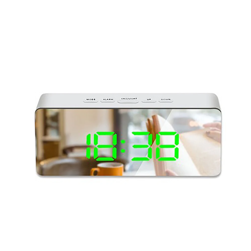 Alarm Clock Digital Electronic Smart Mechanical LED Mirror Snooze Table Wake Up Light Temperature Function With USB Desk
Alarm Clock Digital Electronic Smart Mechanical LED Mirror Snooze Table Wake Up Light Temperature Function With USB Desk