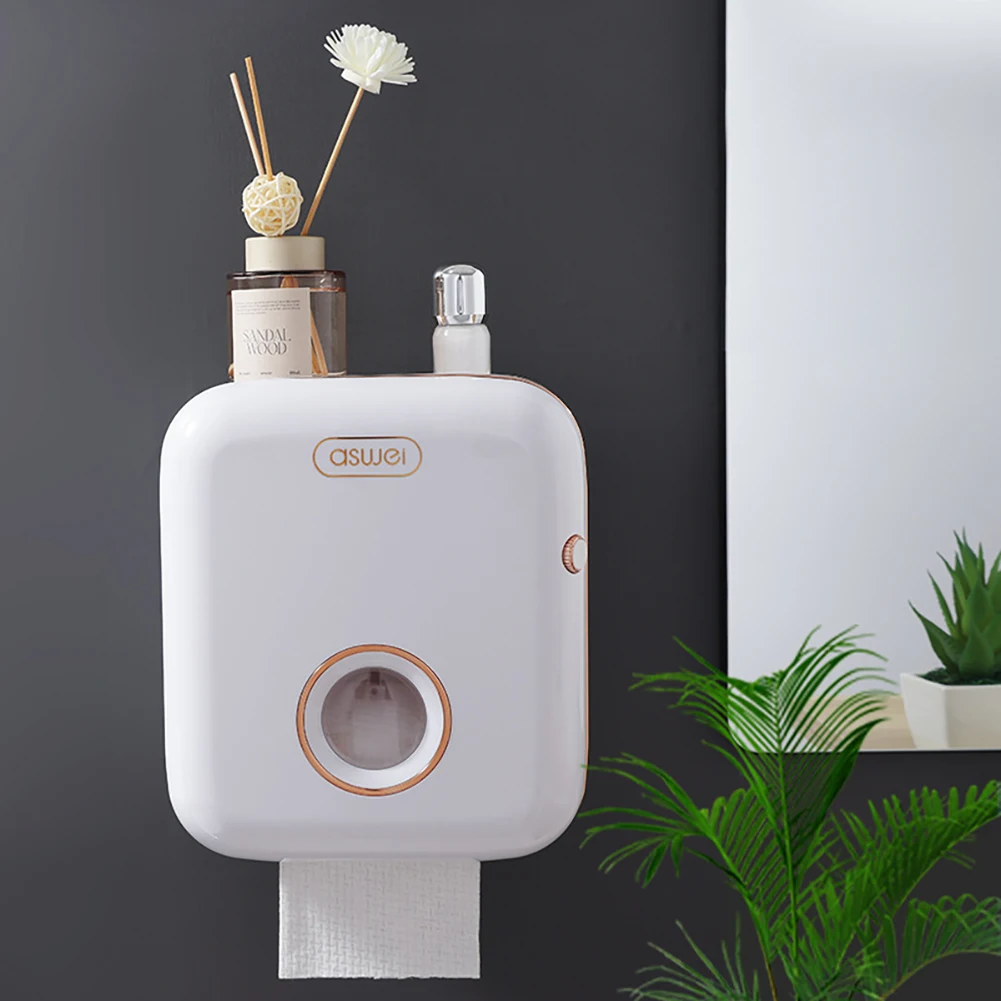 Toilet Paper Holder Stand Wall Mounted Waterproof Paper Towel Dispenser Holder Tissue Box Toilet Roll Holder For Toilet Paper
Toilet Paper Holder Stand Wall Mounted Waterproof Paper Towel Dispenser Holder Tissue Box Toilet Roll Holder For Toilet Paper