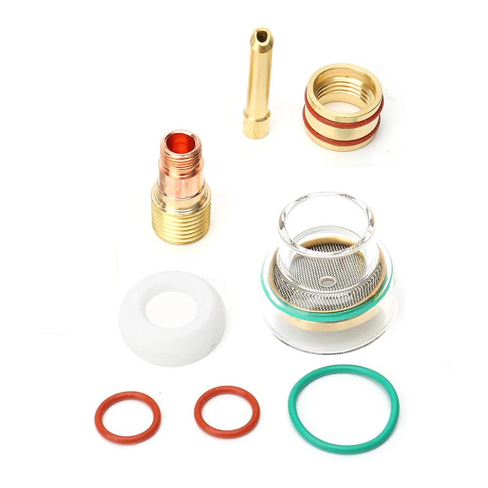 Welding Cup Set WP-17 / 18/ 26 TIG Solder Cup And Gas Lens Kit- For 2.4mm TIG Welding Accessories Consumables
Welding Cup Set WP-17 / 18/ 26 TIG Solder Cup And Gas Lens Kit- For 2.4mm TIG Welding Accessories Consumables
