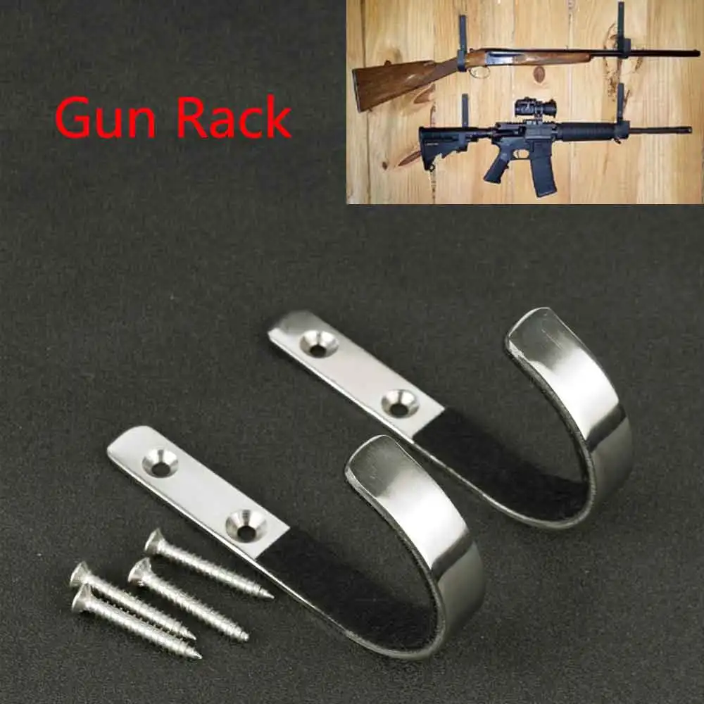 1 Pair Gun Wall Mount Storage Rack J-Hook Rifle Shot gun Hangers Set Anti-Scratch New Stainless steel gun rack Free Shipping
1 Pair Gun Wall Mount Storage Rack J-Hook Rifle Shot gun Hangers Set Anti-Scratch New Stainless steel gun rack Free Shipping