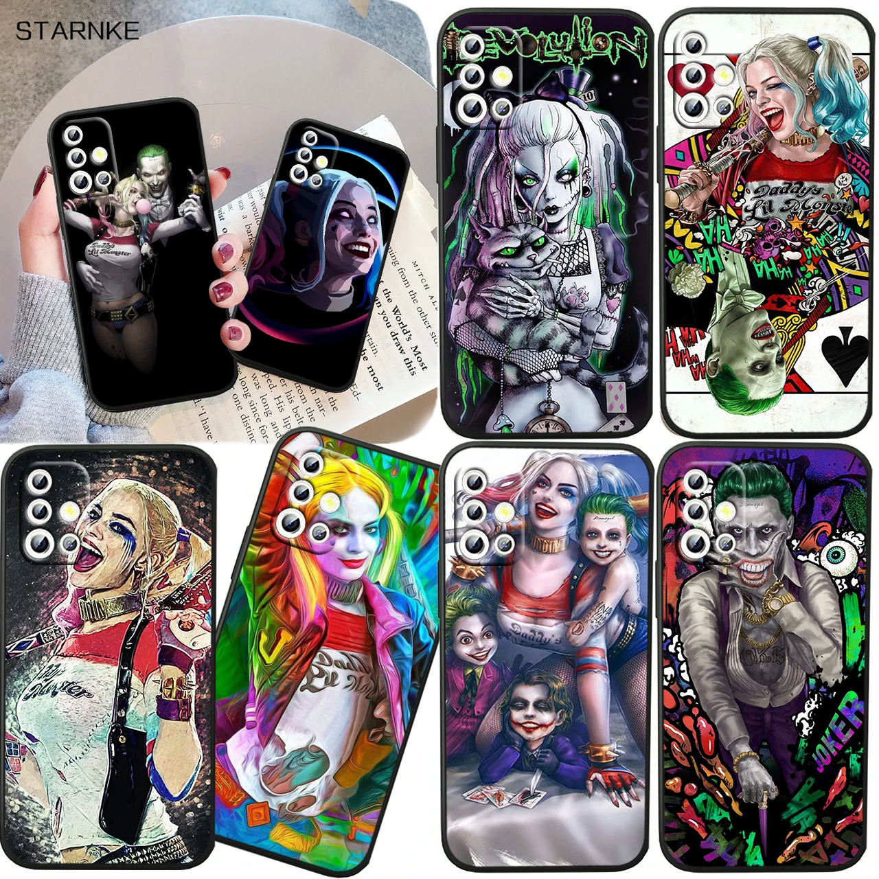 Cool Harley Quinn For Samsung A81 A91 A73 A52S A72 A71 A52 A51 A12 A21S A01 4G 5G Silicone Soft Black Phone Case
Cool Harley Quinn For Samsung A81 A91 A73 A52S A72 A71 A52 A51 A12 A21S A01 4G 5G Silicone Soft Black Phone Case