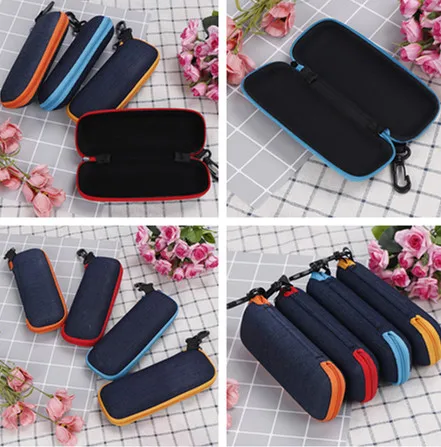 Glasses Box Denim Fabric Zipper Sunglasses Protection Container Creative Zipper Pencil Bag School Bag Stationery
Glasses Box Denim Fabric Zipper Sunglasses Protection Container Creative Zipper Pencil Bag School Bag Stationery