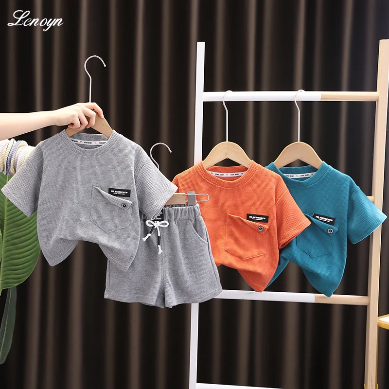 Lenoyn Children's Short Sleeve Set Casual Wear Boys and Girls' Summer T-shirt Shorts Two Piece Set
Lenoyn Children's Short Sleeve Set Casual Wear Boys and Girls' Summer T-shirt Shorts Two Piece Set