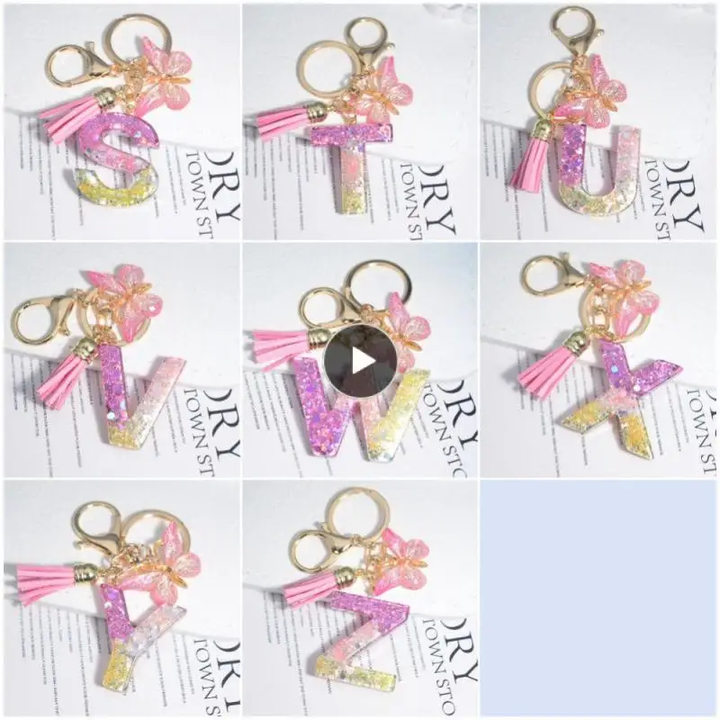 Sequin Drip Key Chain Easy To Clean Not Easy To Break Letter Keychain Dripping Glue Resin Letter Pendant Handbag Pendant Durable
Sequin Drip Key Chain Easy To Clean Not Easy To Break Letter Keychain Dripping Glue Resin Letter Pendant Handbag Pendant Durable
