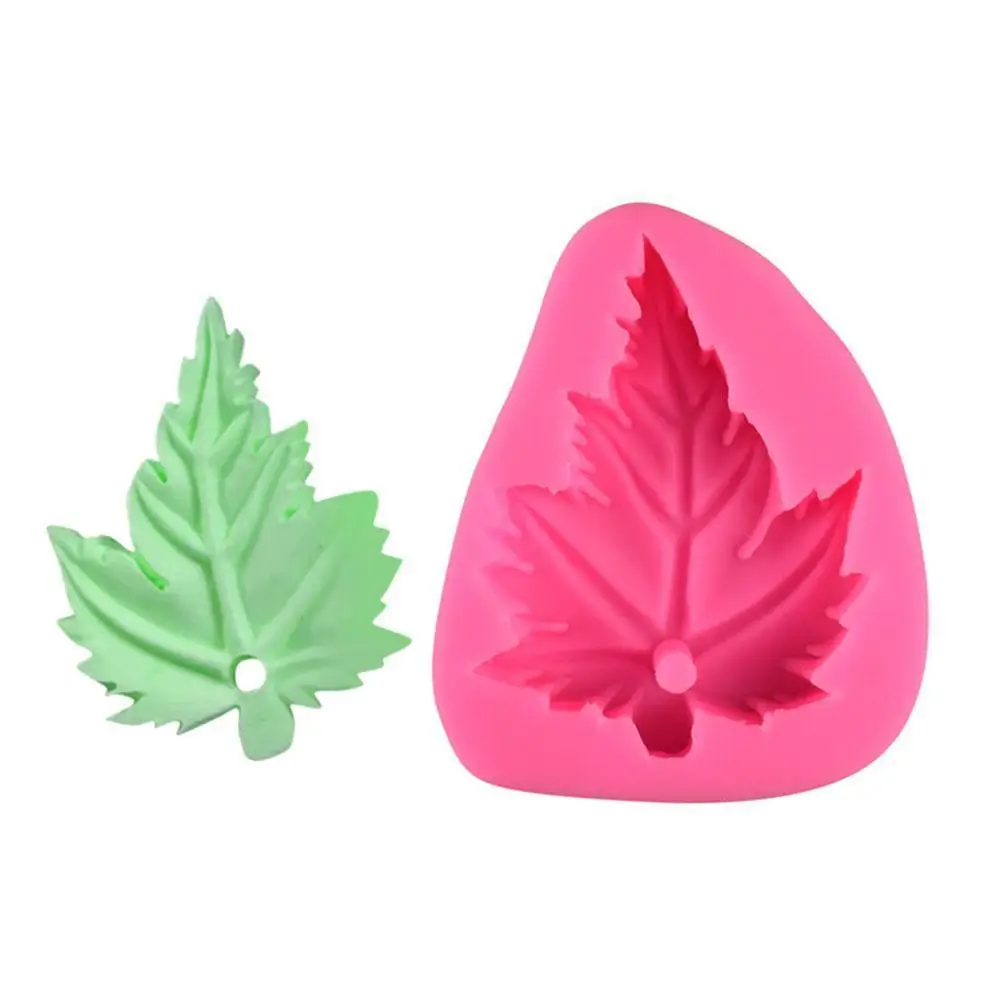 

Maple Leaf Silicone Mold DIY Cake Decorating Tools Cupcake Baking Fondant Chocolate Candy Molds polymer Clay Moulds