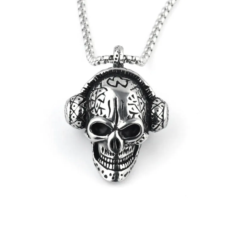 Vintage Skull Necklace Metal Skull Gothic Necklace Crow Chain Men's Pendant Necklace Fashion Couple Jewelry Gift Wholesale 
Vintage Skull Necklace Metal Skull Gothic Necklace Crow Chain Men's Pendant Necklace Fashion Couple Jewelry Gift Wholesale