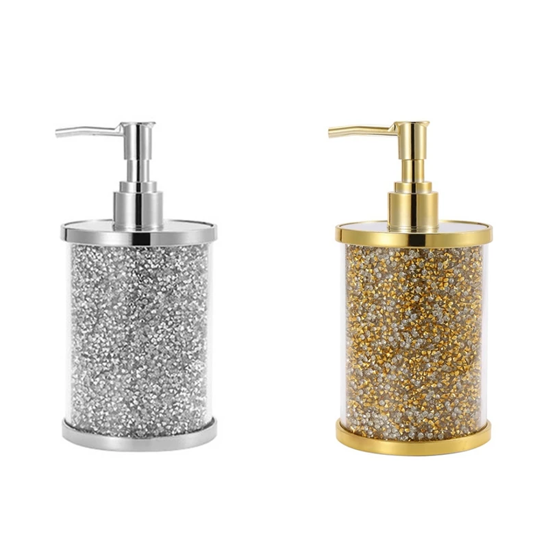 Light Luxury Broken Diamond Body Soap Empty Bottle Bathroom Push-Type High-Grade Hand Soap Dispenser Plastic Bottle
Light Luxury Broken Diamond Body Soap Empty Bottle Bathroom Push-Type High-Grade Hand Soap Dispenser Plastic Bottle