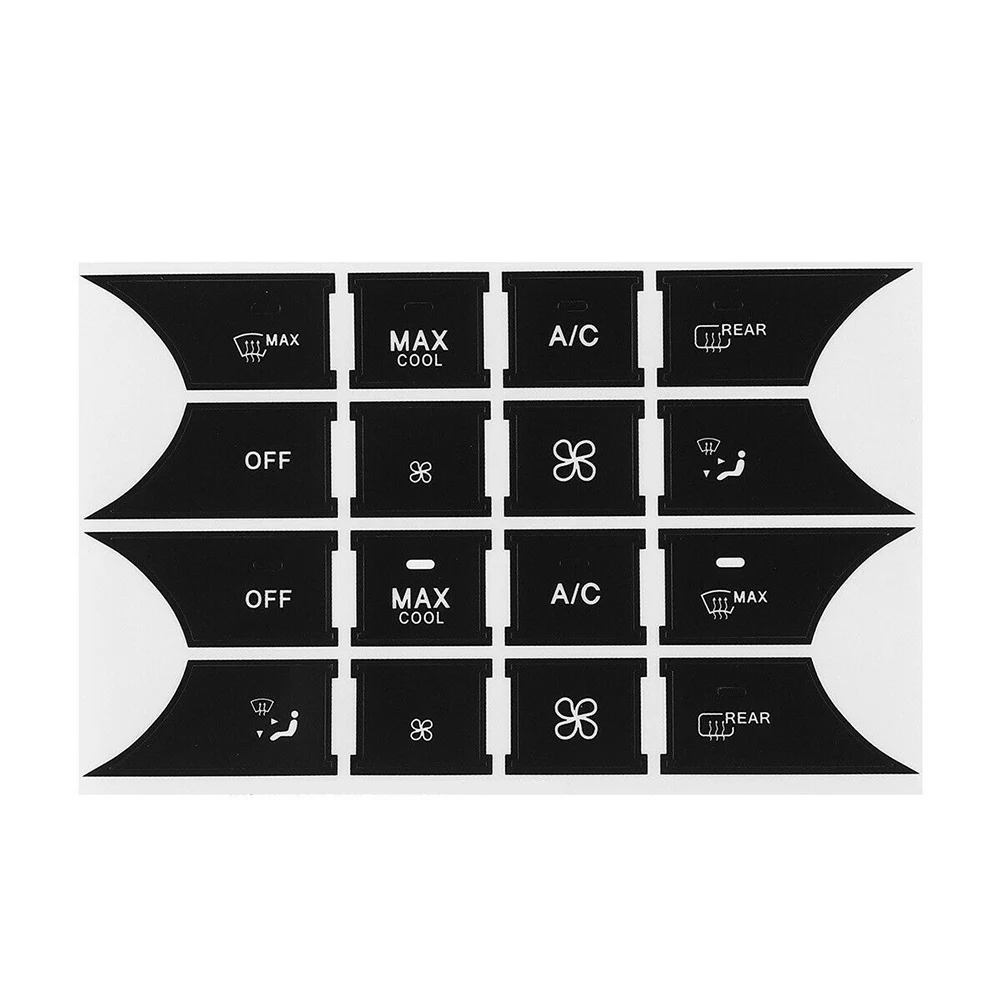 1 Set Of Car Button Repair Decals Button Climate Control A/C Door Steering WindoW Radio Stickers For Mercedes 2007-2014
1 Set Of Car Button Repair Decals Button Climate Control A/C Door Steering WindoW Radio Stickers For Mercedes 2007-2014