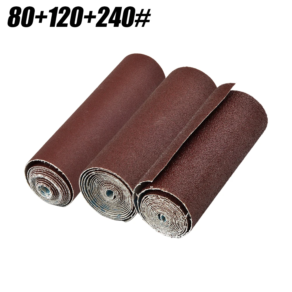 3 Roll 1 Meter 80-240 Grit Abrasive Paper Sandpaper Emery Cloth Roll Polishing Sandpaper Grinding Tools Tape For Woodworking
3 Roll 1 Meter 80-240 Grit Abrasive Paper Sandpaper Emery Cloth Roll Polishing Sandpaper Grinding Tools Tape For Woodworking