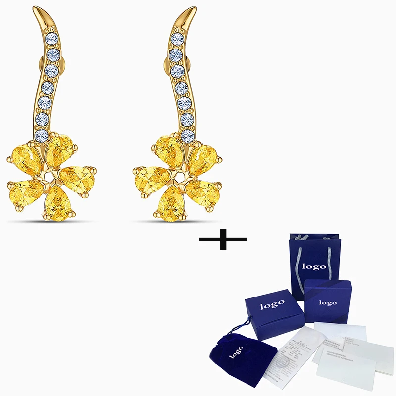 2020 New Exquisite Fashion Yellow Botanical Flower Pierced Earrings To Send Girlfriend Birthday Party Romantic Classic Gift
2020 New Exquisite Fashion Yellow Botanical Flower Pierced Earrings To Send Girlfriend Birthday Party Romantic Classic Gift