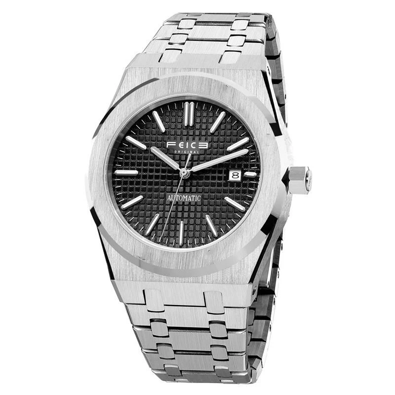 

5ATM Waterproof Fashion Luxury Sapphire Crystal Wristwatch Men's Skeleton Automatic Luminous Mechanical Watch