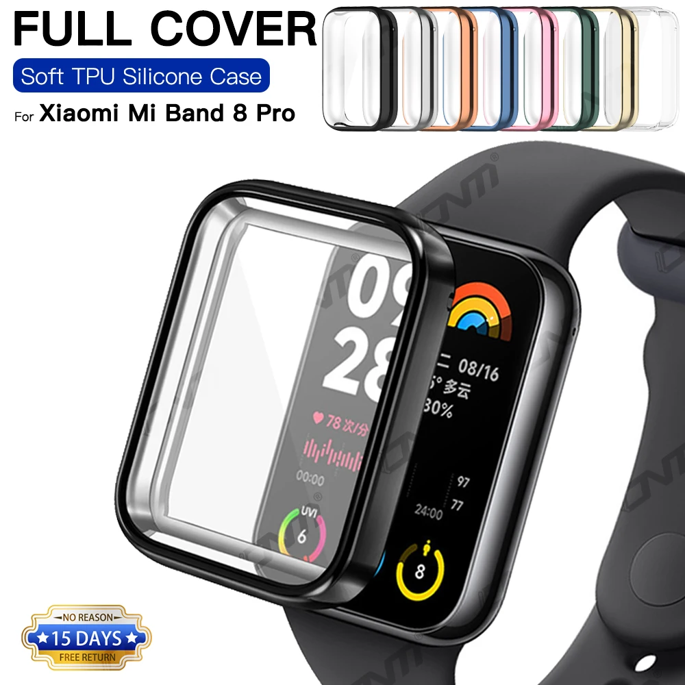 TPU Soft Protective For Xiaomi Band 8 Pro Case Full Screen Protector Shell Bumper Plated Cases For Xiaomi Band 8 Pro smart watch
TPU Soft Protective For Xiaomi Band 8 Pro Case Full Screen Protector Shell Bumper Plated Cases For Xiaomi Band 8 Pro smart watch