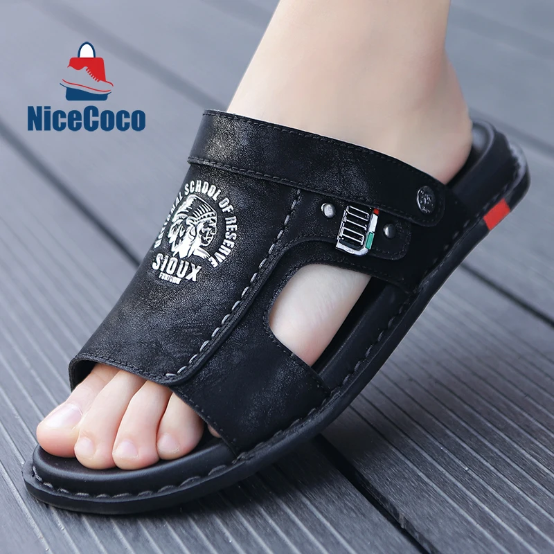 Men Genuine Leather Sandals Classic Shoes Slippers Soft Sandals Men Roman Comfortable Walking Footwear Zapatillas Hombre 323
Men Genuine Leather Sandals Classic Shoes Slippers Soft Sandals Men Roman Comfortable Walking Footwear Zapatillas Hombre 323