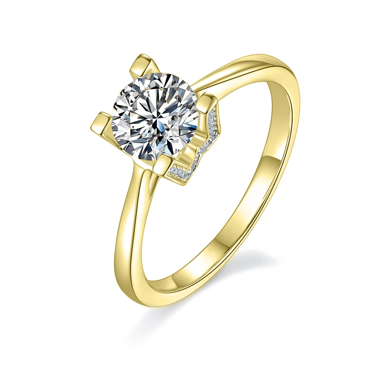 GEM'S BALLET HWLetter 585 14K 10K 18K Gold 925 Silver Ring 1ct D Color Moissanite Diamond Women's Wedding Engagement Ring
GEM'S BALLET HWLetter 585 14K 10K 18K Gold 925 Silver Ring 1ct D Color Moissanite Diamond Women's Wedding Engagement Ring