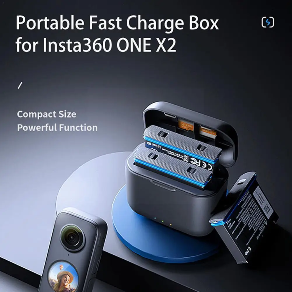 For Insta360 One X2 Action Camera Battery Pd3.0/pd2.0 Fast Charging Box 12v/2a 9v/2.22a 5v/3a Usb Type-c For Insta360 Acces Z1b5
For Insta360 One X2 Action Camera Battery Pd3.0/pd2.0 Fast Charging Box 12v/2a 9v/2.22a 5v/3a Usb Type-c For Insta360 Acces Z1b5