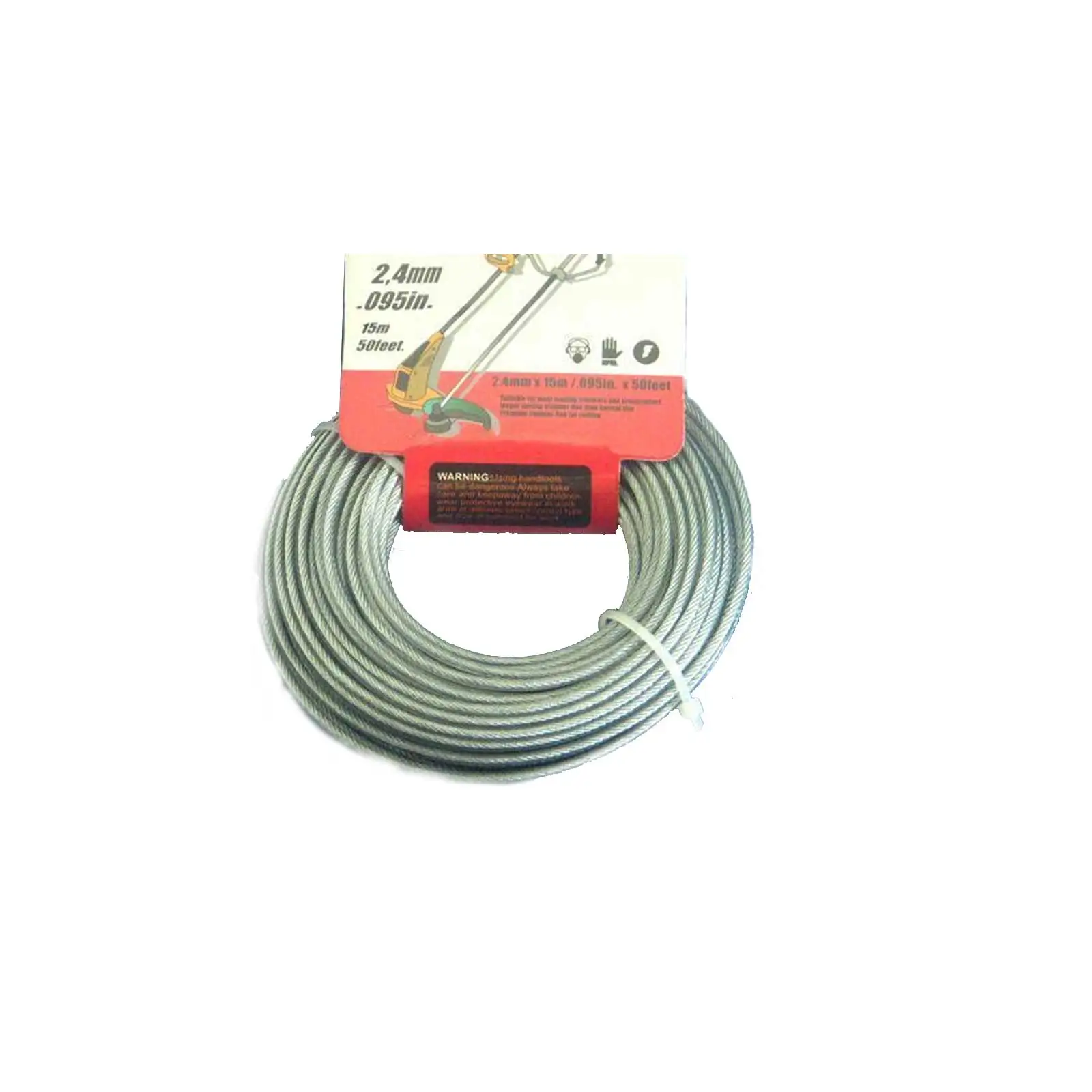 Lawn Mower Line Mowing Line 15m 2.4mm Diameter Good Thermal Conductivity For Fuxtec FX-PS152 Irrigation Machine
Lawn Mower Line Mowing Line 15m 2.4mm Diameter Good Thermal Conductivity For Fuxtec FX-PS152 Irrigation Machine