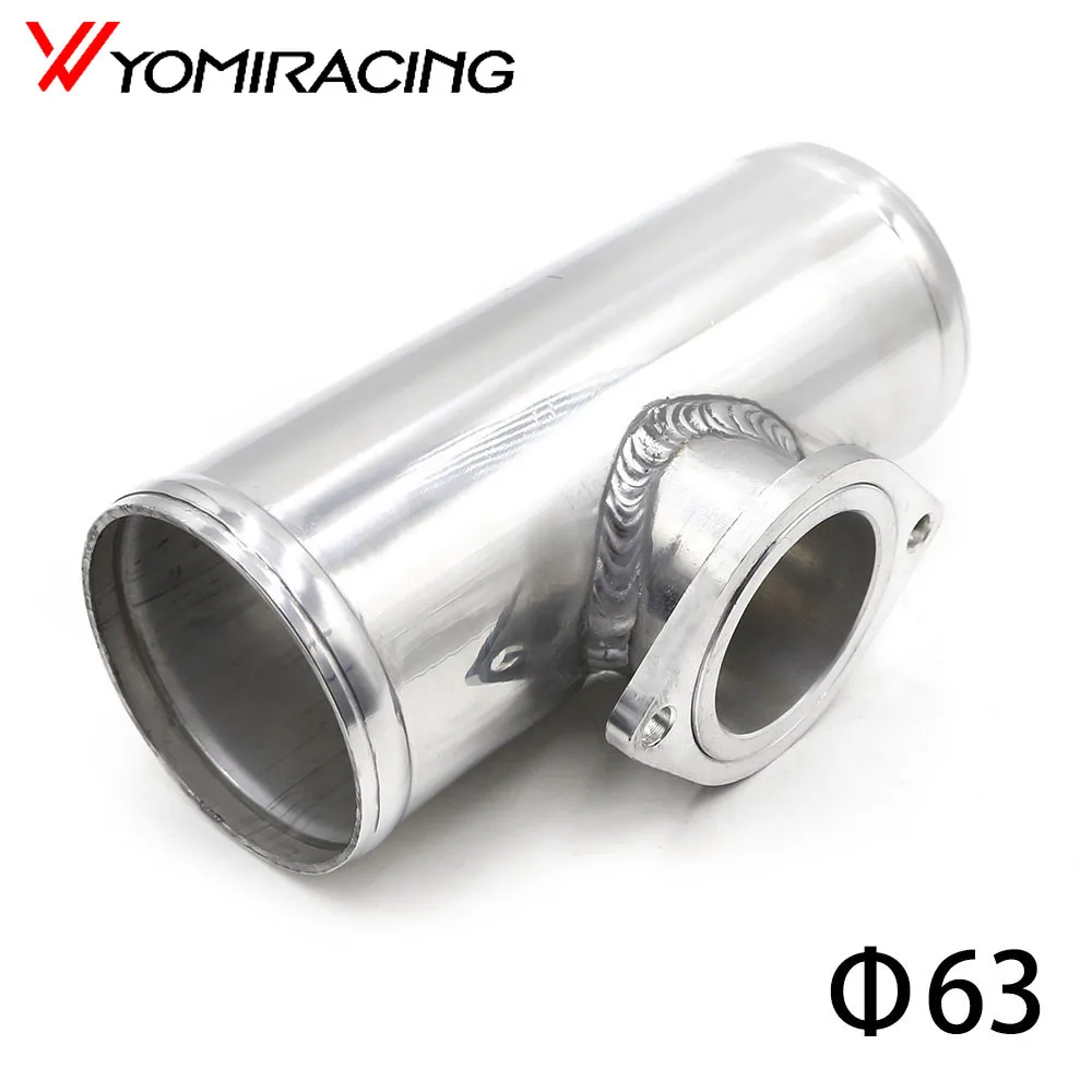 

63mm 2.5inch Turbo Aluminum Flange Pipe For GD-RS FV RZ BOV Blow Off Valve Adapter L=150mm silver black YC100379