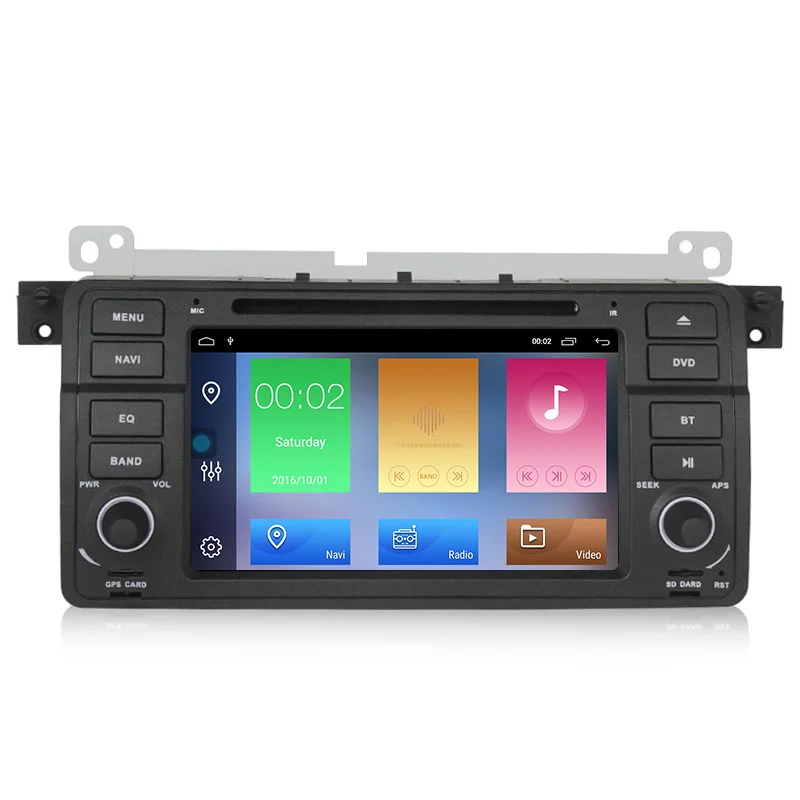 

7" Android 10 Quad Core 16G Car DVD Video Player for BMW E46 M3 Multimedia Stereo Audio Player GPS Navigation BT SWC DSP