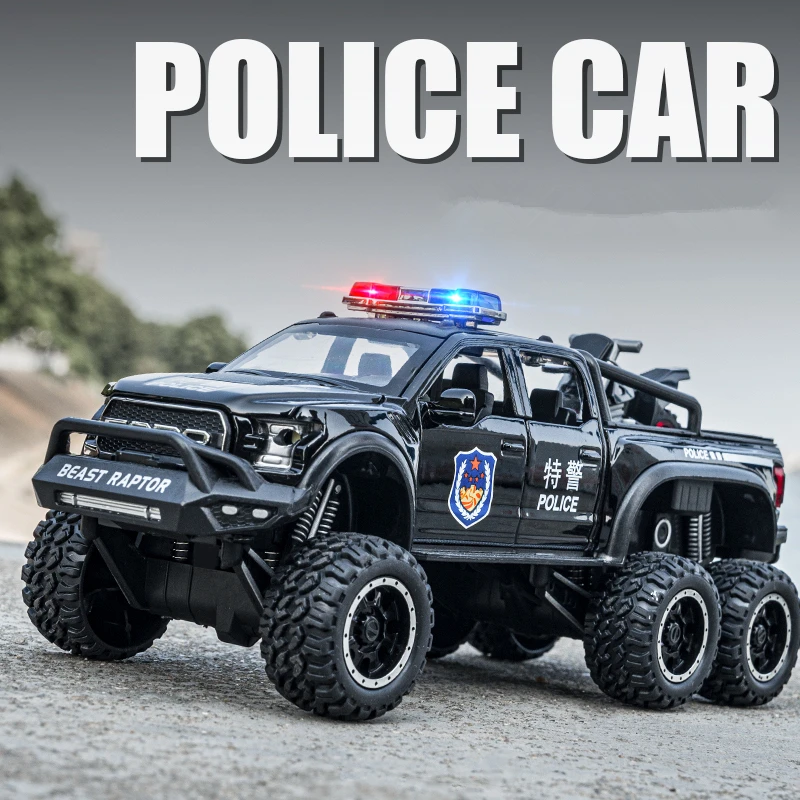 1/28 Ford Raptor F150 Pickup Alloy Car Model Diecast & Toy Metal Police Off-Road Vehicles Car Model Simulation Children Toy Gift
1/28 Ford Raptor F150 Pickup Alloy Car Model Diecast & Toy Metal Police Off-Road Vehicles Car Model Simulation Children Toy Gift
