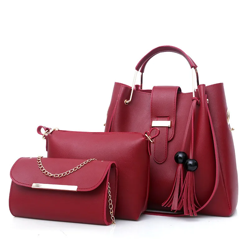 3-piece Set Composite Bag Designer High Quality PU Leather Women Handbag Ladies Fashion Small Shoulder Crossbody Bag 2022 New
3-piece Set Composite Bag Designer High Quality PU Leather Women Handbag Ladies Fashion Small Shoulder Crossbody Bag 2022 New