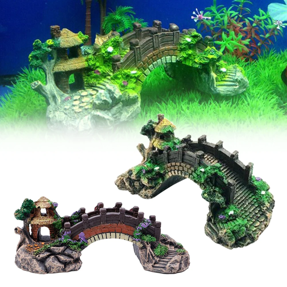 Fake Aquarium Water Bridge Ornament Fish Tank Synthetic Resin Decor Non-toxic Ornament Decoration Aquarium Accessories Garden
Fake Aquarium Water Bridge Ornament Fish Tank Synthetic Resin Decor Non-toxic Ornament Decoration Aquarium Accessories Garden