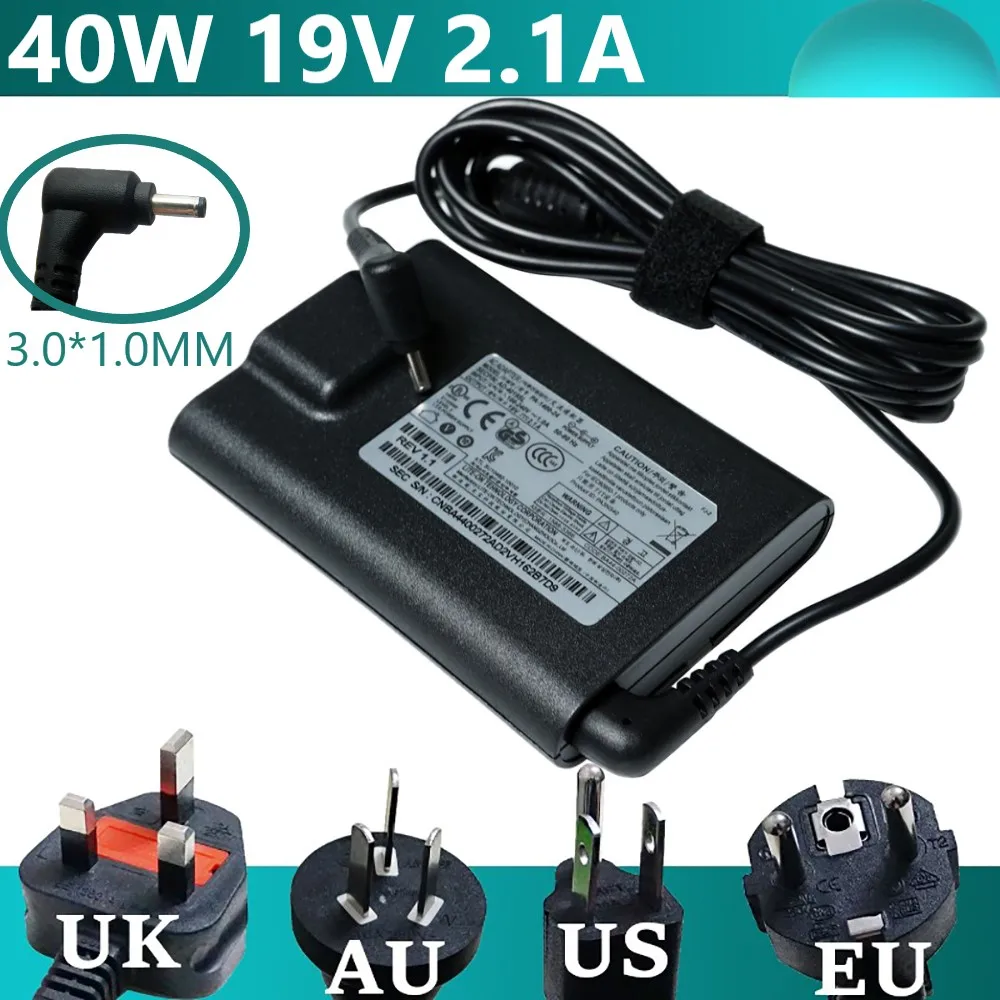 19V 2.1A 40W 3.0*1.1mm PA-1400-24 AC Power Laptop Charger For Samsung Series 3 5 7 9 AD-4019SL NP500P4C NP520U4C Power Supply
19V 2.1A 40W 3.0*1.1mm PA-1400-24 AC Power Laptop Charger For Samsung Series 3 5 7 9 AD-4019SL NP500P4C NP520U4C Power Supply