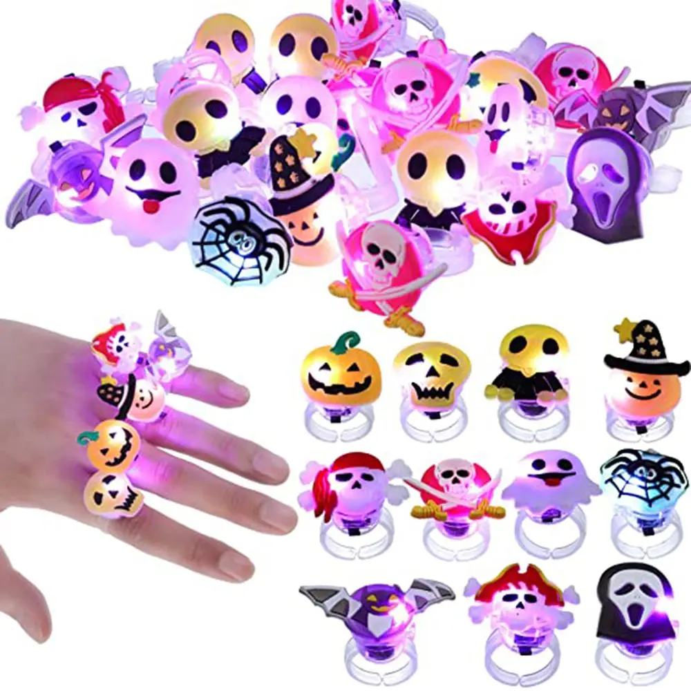 Children's Toys Kids & Adults 50 Pcs Various Shapes Pumpkin Halloween Rings LED Rings Luminous Rings Light up Rings
Children's Toys Kids & Adults 50 Pcs Various Shapes Pumpkin Halloween Rings LED Rings Luminous Rings Light up Rings