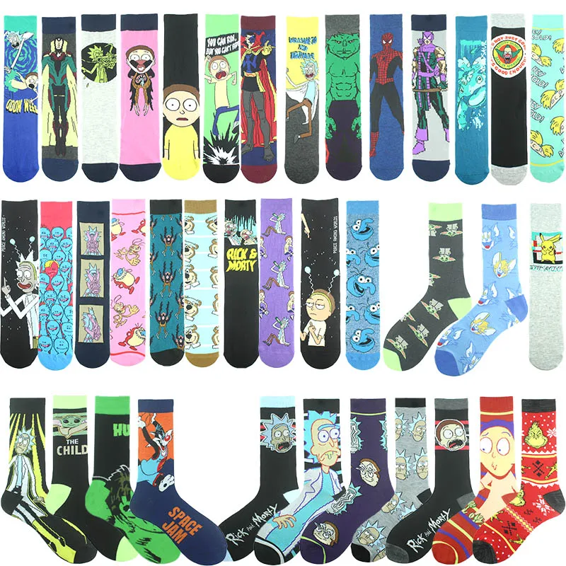 New Jacquard Print Funny Socks Men Women Hip Hop Novelty Cartoon Crazy Sokken Skarpetki Unisex Skateboard Skarpety Divertidos
New Jacquard Print Funny Socks Men Women Hip Hop Novelty Cartoon Crazy Sokken Skarpetki Unisex Skateboard Skarpety Divertidos