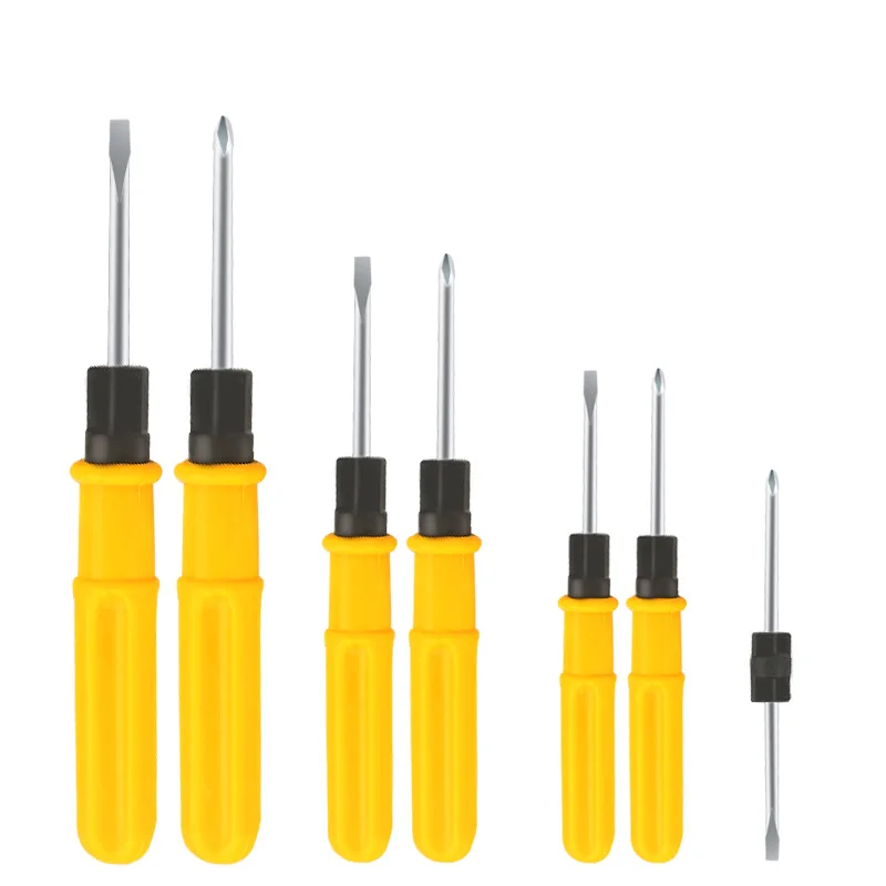 2 Sides Phillips and Slotted Double Head Screwdrivers Portable Household Outdoor Hand Screws Driver Remover Repair Tools
2 Sides Phillips and Slotted Double Head Screwdrivers Portable Household Outdoor Hand Screws Driver Remover Repair Tools