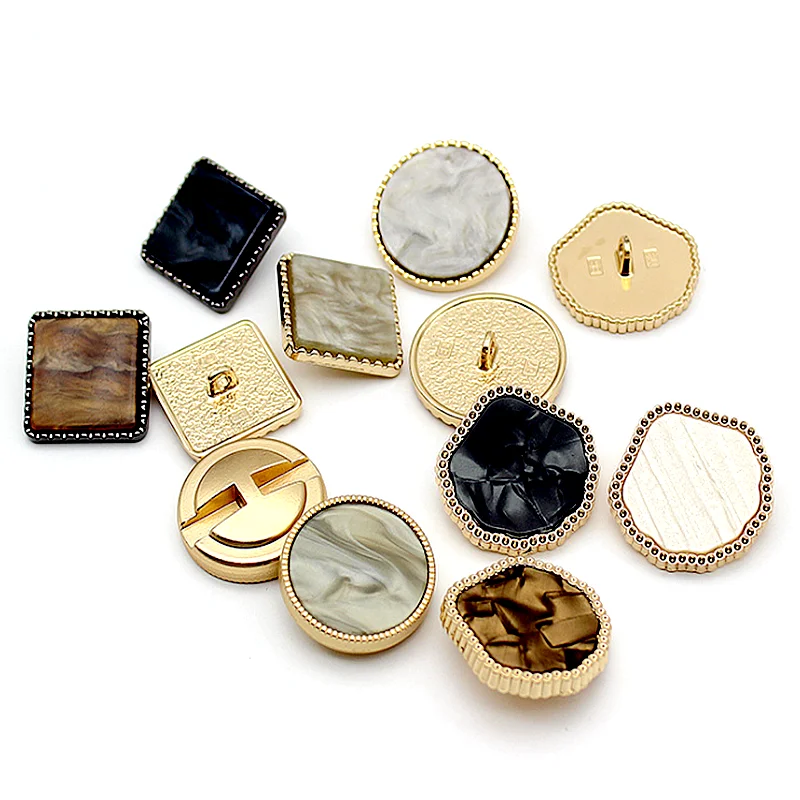 HL 5PCS 18mm Metal Square Round Button Jacket Cardigan Suit Decorative Imitation Shell Resin Button
HL 5PCS 18mm Metal Square Round Button Jacket Cardigan Suit Decorative Imitation Shell Resin Button