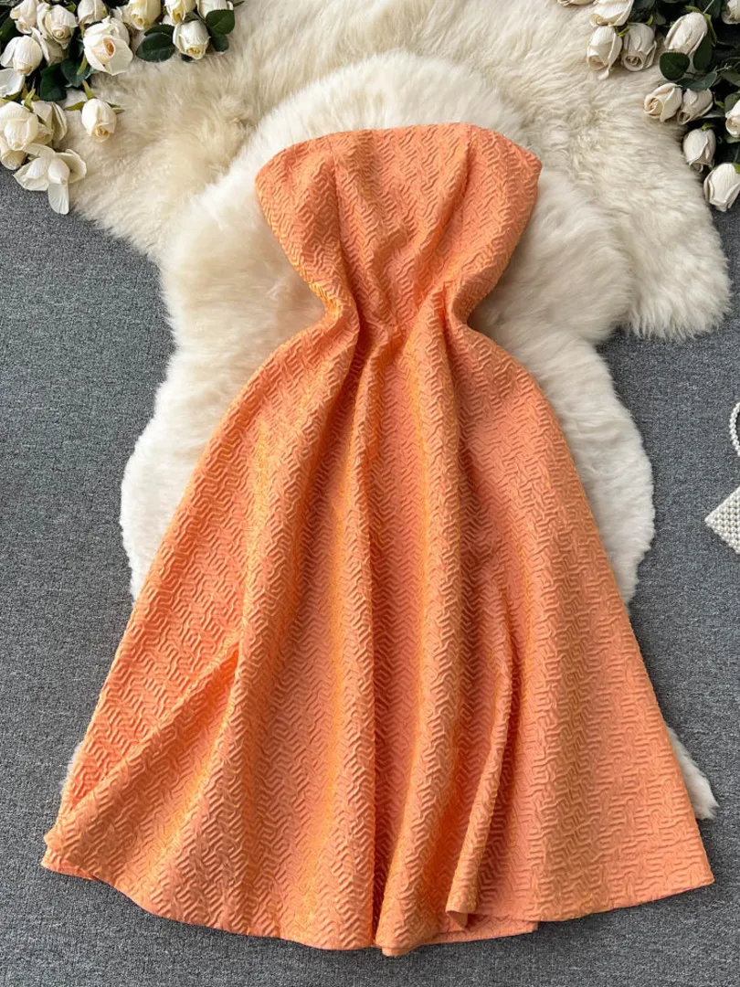 Foamlina сексуальное платье без бретелек женское модное летнее однотонное платье без рукавов с высокой талией ТРАПЕЦИЕВИДНОЕ вечернее платье ...
Foamlina сексуальное платье без бретелек женское модное летнее однотонное платье без рукавов с высокой талией ТРАПЕЦИЕВИДНОЕ вечернее платье ...