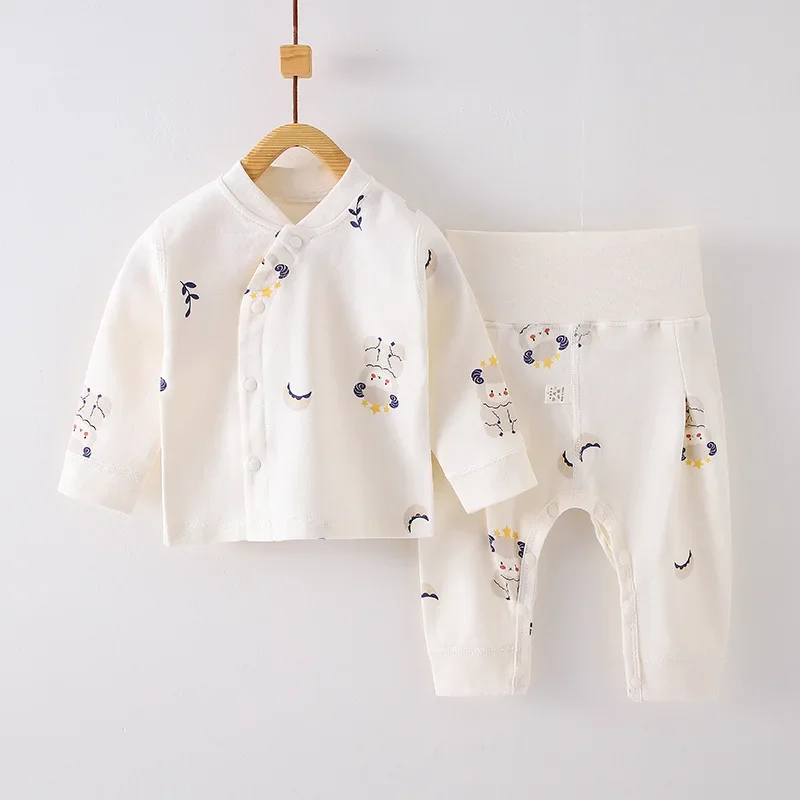 Autumn New Children's Underwear Set Pure Cotton Partial Button Baby Men's and Women's Underlay Pajamas Baby Boy Clothes
Autumn New Children's Underwear Set Pure Cotton Partial Button Baby Men's and Women's Underlay Pajamas Baby Boy Clothes