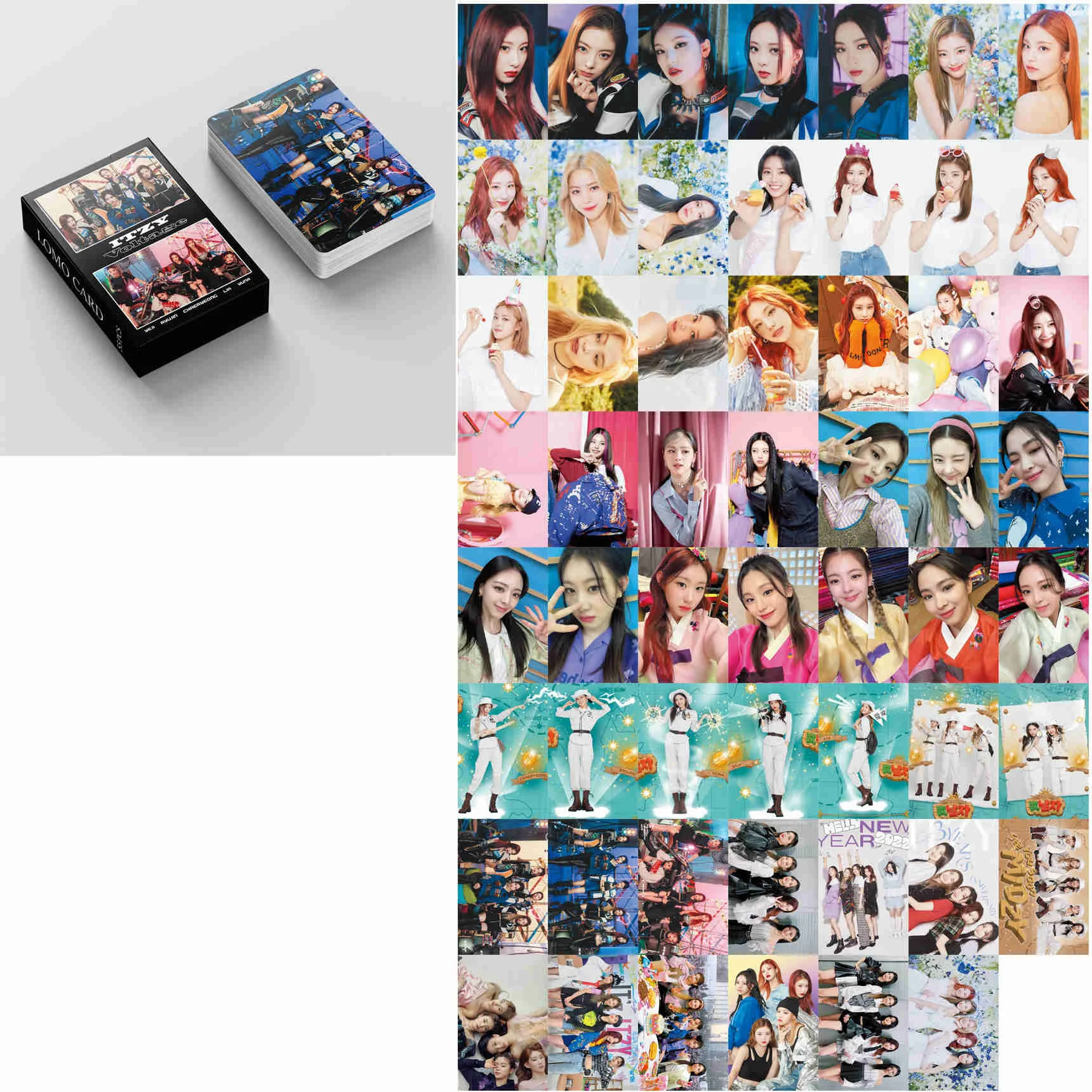 ITZY Kpop фотокарточки альбом напряжения кепбера Фотокарточка Stayc Lomo карточка Фотокарточка два раза BP фотокарточки 2022 54/шт.
ITZY Kpop фотокарточки альбом напряжения кепбера Фотокарточка Stayc Lomo карточка Фотокарточка два раза BP фотокарточки 2022 54/шт.
