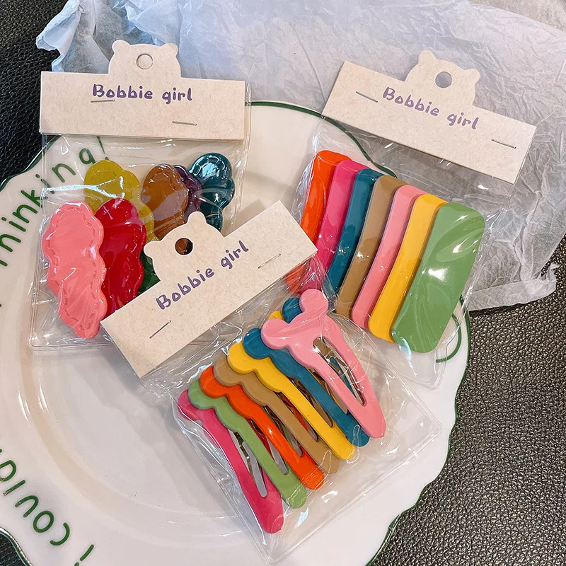 7Pcs/set Children's Candy Color BB Clip Rectangular Acrylic Hairpin Simple Basic Hair Accessories
7Pcs/set Children's Candy Color BB Clip Rectangular Acrylic Hairpin Simple Basic Hair Accessories